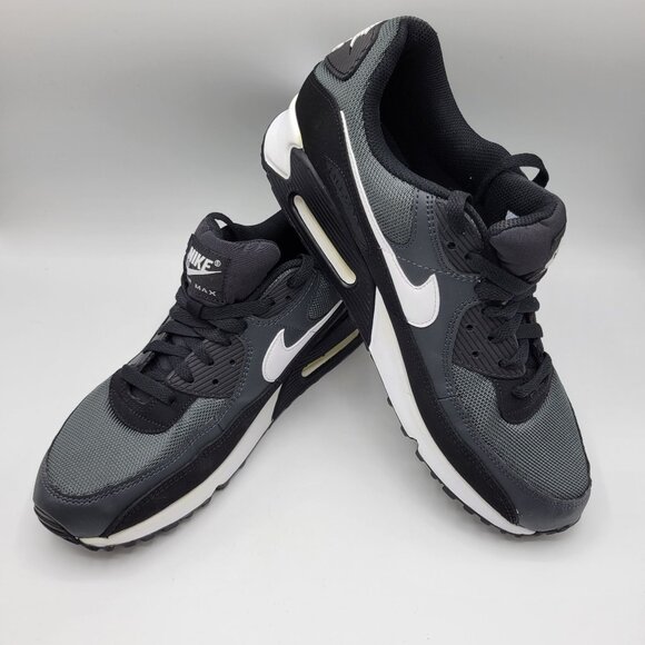 Nike Air Max 90 CN8490-002 Mens Sneakers Size 12 Black & Gray Like New - Picture 15 of 16